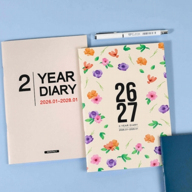 🔸年度日誌｜2026~2027 A5/25K二年式月計劃