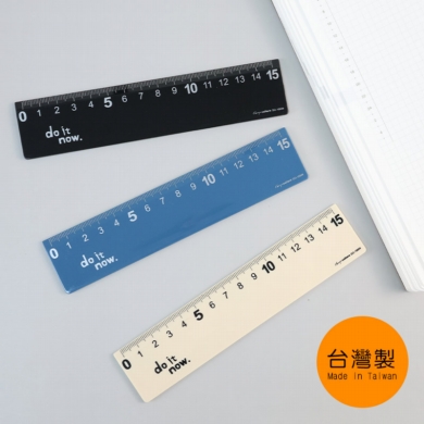 📔Quality Stationery｜Wide Plastic Ruler 15cm