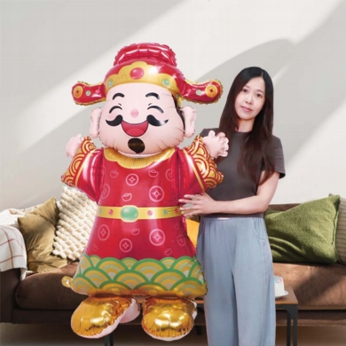 🧧喜賀新春｜站立式財神爺氣球(特大)
