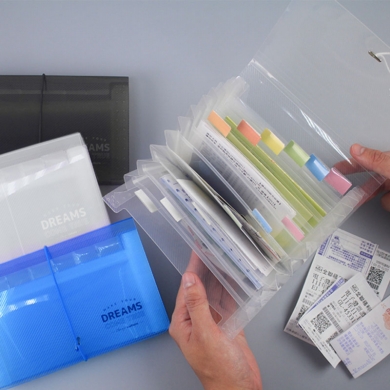 📔質感文具｜迷你風琴夾-12層