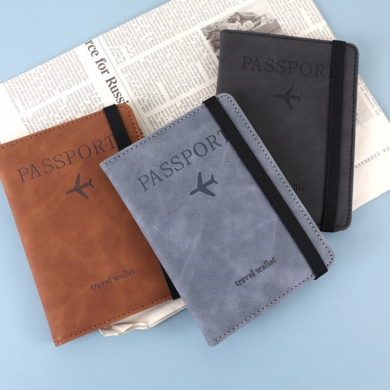 🛫出遊好幫手🌟皮質束帶護照套