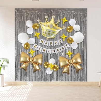 歡樂派對時間🎉生日氣球混搭組合包-皇冠