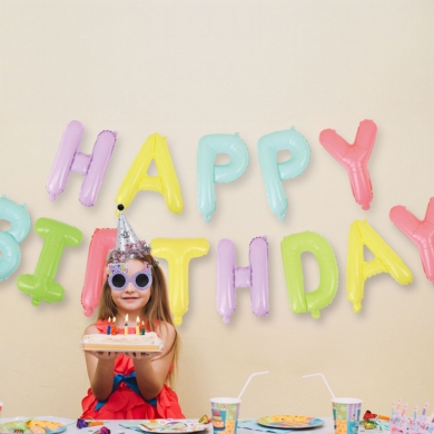 歡樂派對時間🎉鋁箔糖彩HAPPY BIRTHDAY氣球